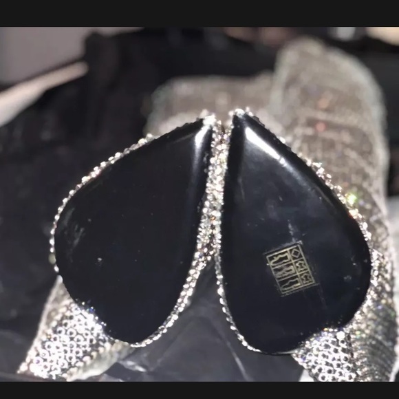 SAINT LAURENT NIKI Crystal Swarovski Slouch Boots - Picture 12 of 13